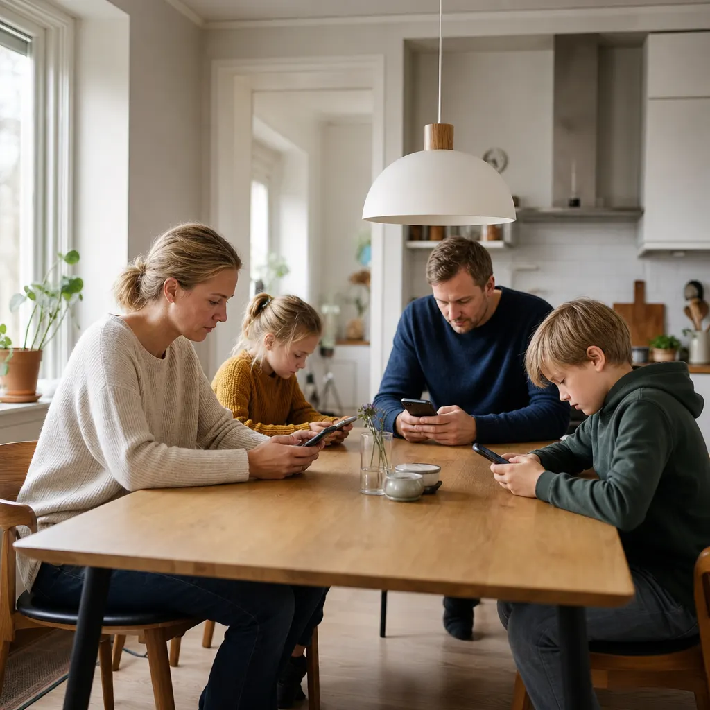 Familjekök med fyra mobiler — Fello marknadsförs mot familj, student och senior