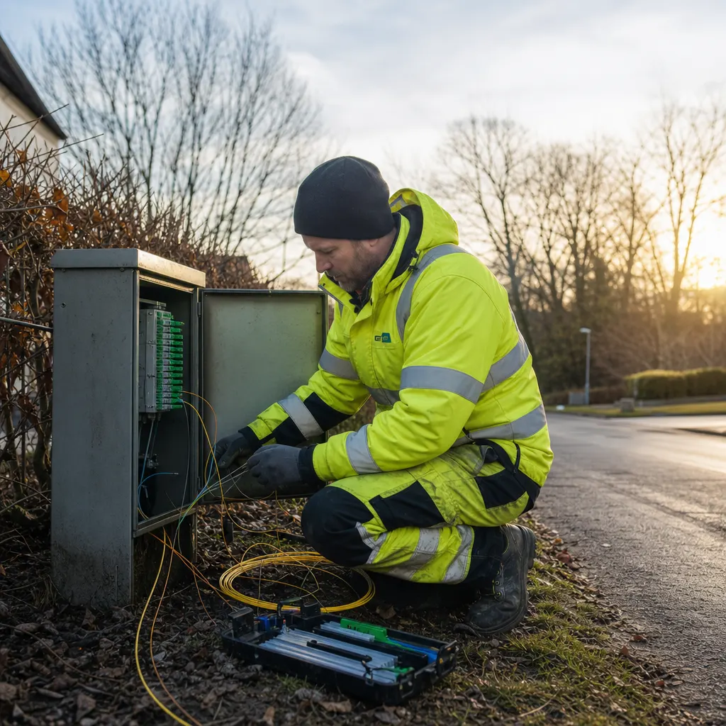 Fiberinstallation